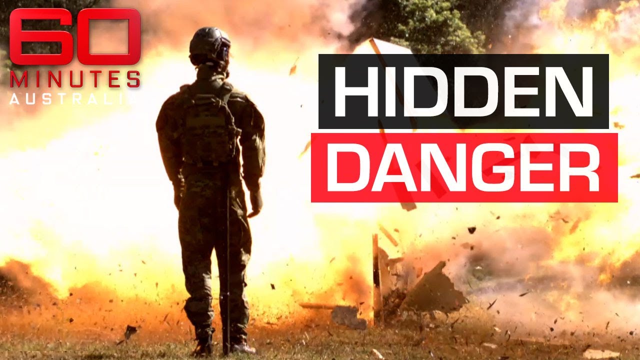 60 Minutes Australia, Hidden Danger, broadcast still on warfighter blast exposure
